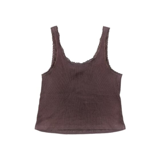 H&M brown tank top (M) - Picture 2 of 3